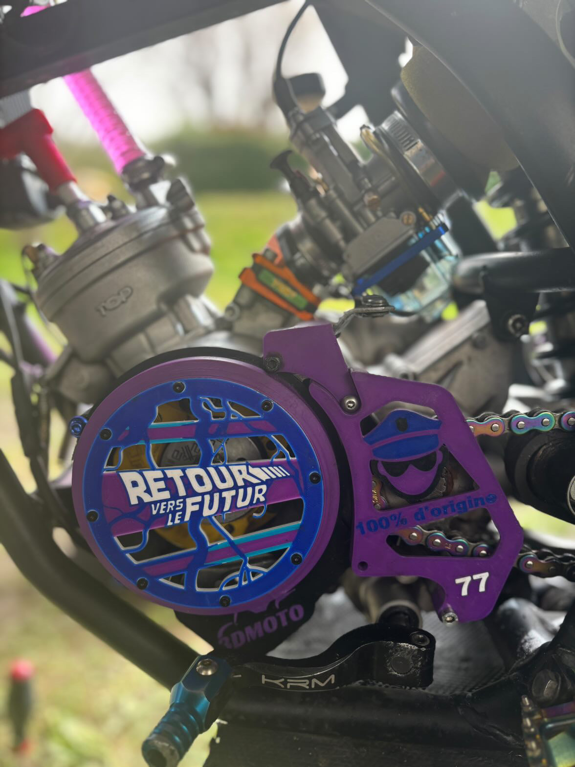 Butée d’embrayage personnalisable moto AM6 3D