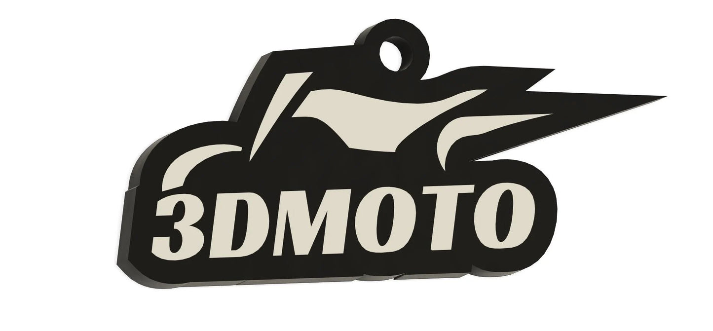 Porte-clés 3DMoto avec tag NFC intégré