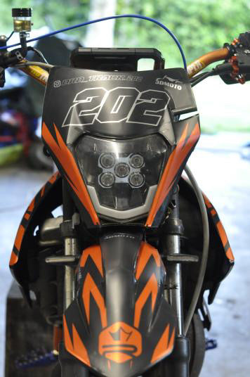 Kit déco 50cc/85cc Supermot 100 % personnalisable