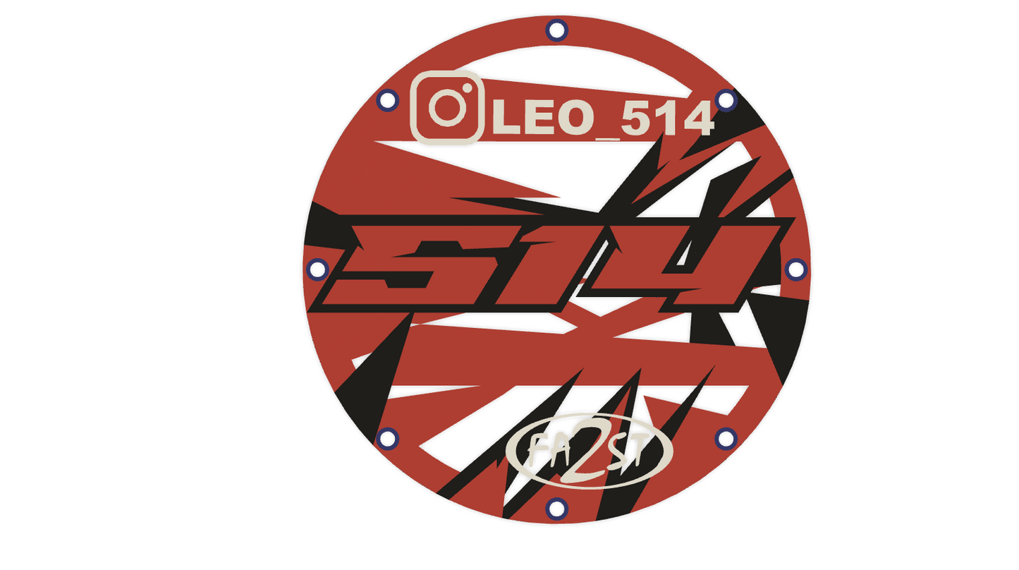 Cache allumage AM6 personnalisable | Protection design moto