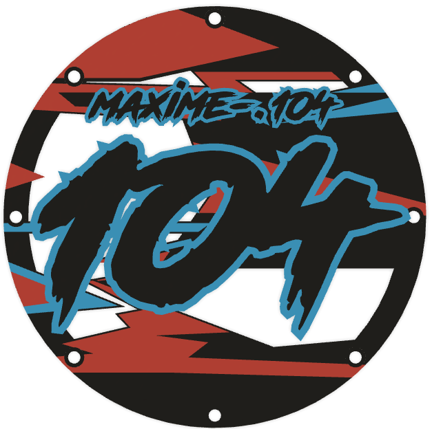 Cache allumage AM6 personnalisable | Protection design moto