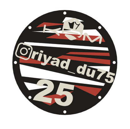 Cache allumage AM6 personnalisable | Protection design moto