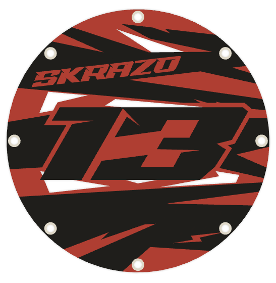 Cache allumage AM6 personnalisable | Protection design moto