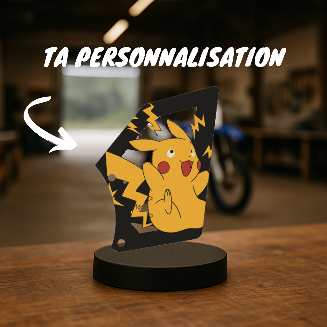 Cache 100% personnalisé pignon Euro 3/4 - personnalisable