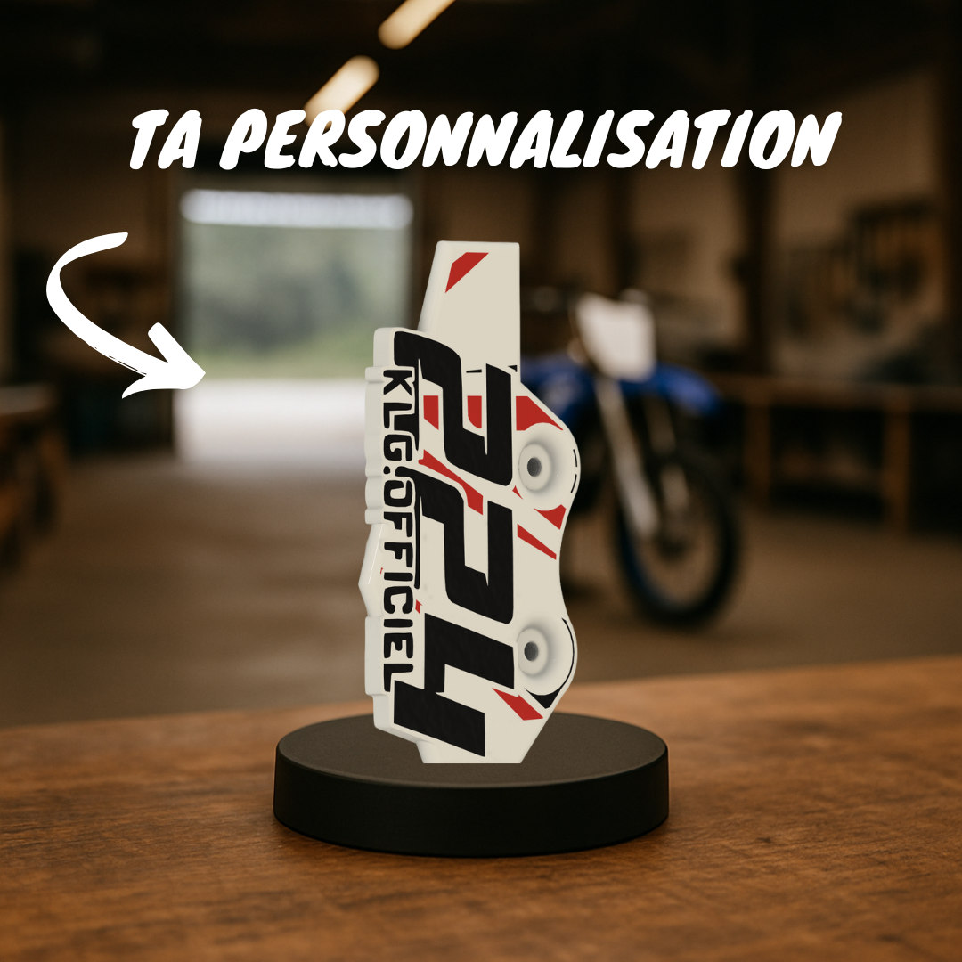 Cache maître-cylindre de frein personnalisable – Protection et style pour votre moto