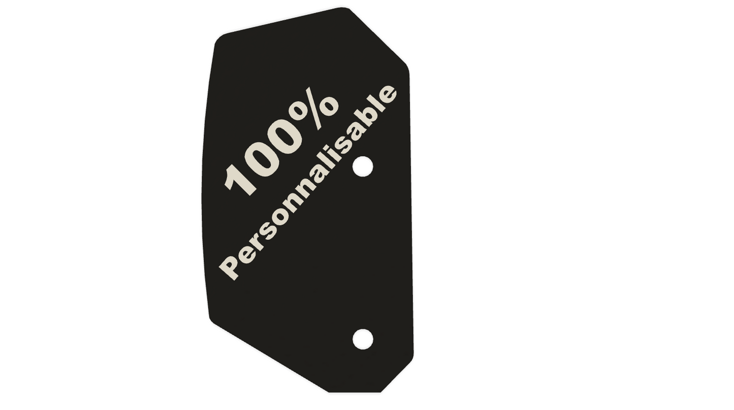 Cache maître-cylindre de frein personnalisable – Protection et style pour votre moto